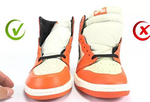 AJ1扣碎真假对比 AJ1扣碎怎么辨别真假